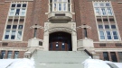 York Memorial Collegiate Institute can be seen above. (Wikipedia Commons)