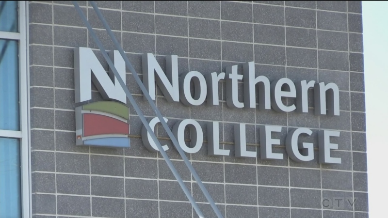 Northern College in Timmins. Nov. 28/22 (Lydia Chubak/CTV Northern Ontario)