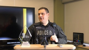  OPP officer near Timmins receives hero award 