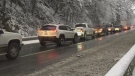 Snow causes travel issues on Vancouver Island