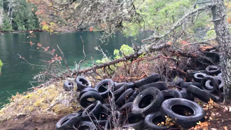 Mystery surrounds thousands of tires