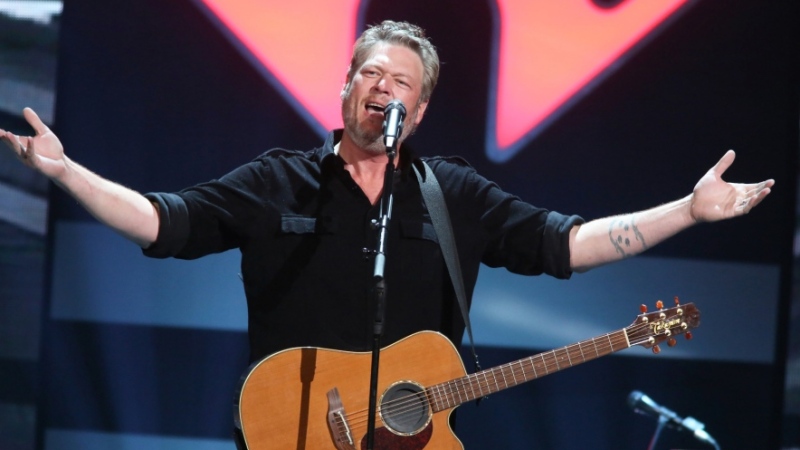 Blake Shelton performs at the iHeartCountry Festival on Saturday, Oct. 30, 2021, at the Frank Erwin Center in Austin, Texas. (Photo by Jack Plunkett/Invision/AP)