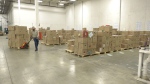 Each box contains gifts for one senior and no two are alike at the Seniors Secret Service warehouse.