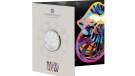 This image released by The Royal Mint shows a new collectable coin to celebrate the 60th anniversary of The Rolling Stones. (The Royal Mint via AP)