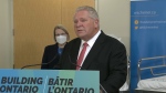 Premier Doug Ford speaks at an announcement in Toronto Thursday December 1, 2022. 