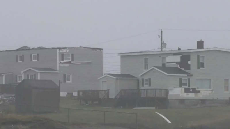 Heavy rain and winds hit the Maritimes 