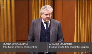 Timmins-James Bay MP Charlie Angus says he wants to make sure a disaster such as the Laurentian University insolvency never happens again. He’s introduced a private members bill in the House of Commons, since LU declared insolvency under the Companies’ Creditors Arrangement Act, a federal statute. (Photo from video)