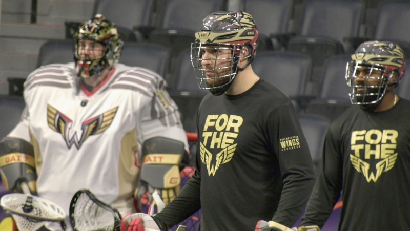 Halifax native Alex Pace is set to play his first professional lacrosse game in his hometown when his Philadelphia Wings play the Halifax Thunderbirds. (Jesse Thomas/CTV)