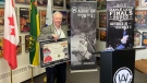 Jim Smalley, who plans to retire next year, was recognized by Agribition on Friday. (Luke Simard / CTV News)
