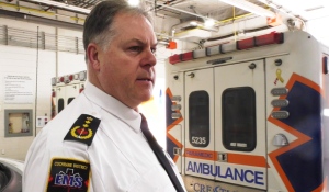 Cochrane District EMS deputy chief Seamus Murphy hopes they will get approval to offer opioid treatment in ambulances. (Sergio Arangio/CTV News)