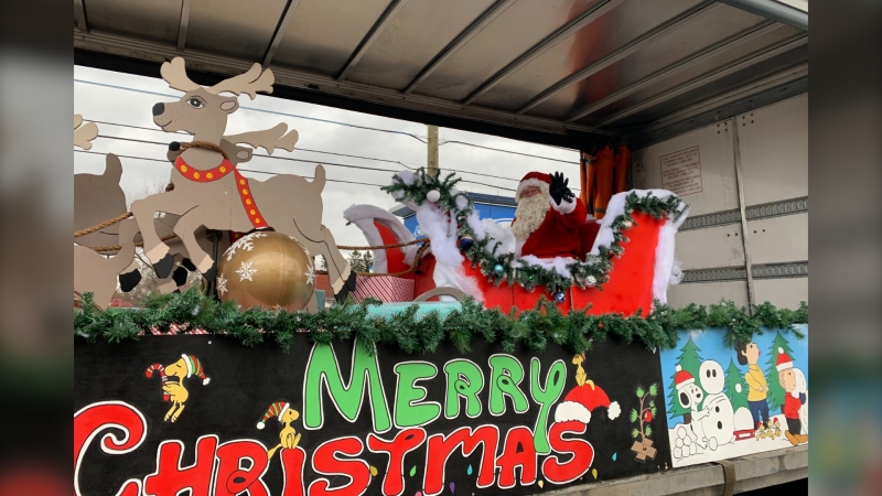 The Argyle BIA Santa Claus Parade dazzled thousands of Londoners on Dec. 3, 2022. (Bryan Bicknell/CTV News London)