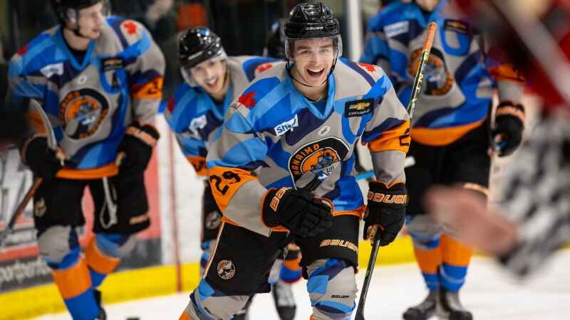 The jersey Nanaimo Clippers forward Rylan Yates wore during the team's Remembrance Day game this year has been shipped to the Hockey Hall of Fame in Toronto (HHOF) at the hall's request. (Island Images Photography)