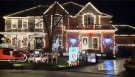 The Turcotte family's Christmas display in Stittsville is a giant tribute to the movie Elf. (Leah Larocque/CTV News Ottawa)