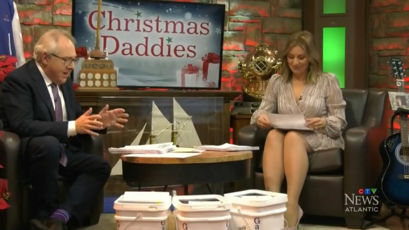 The Christmas Daddies telethon was co-hosted by former Chief Anchor Steve Murphy, along with a slew of CTV News co-hosts, including CTV News at Five's Maria Panopalis.
