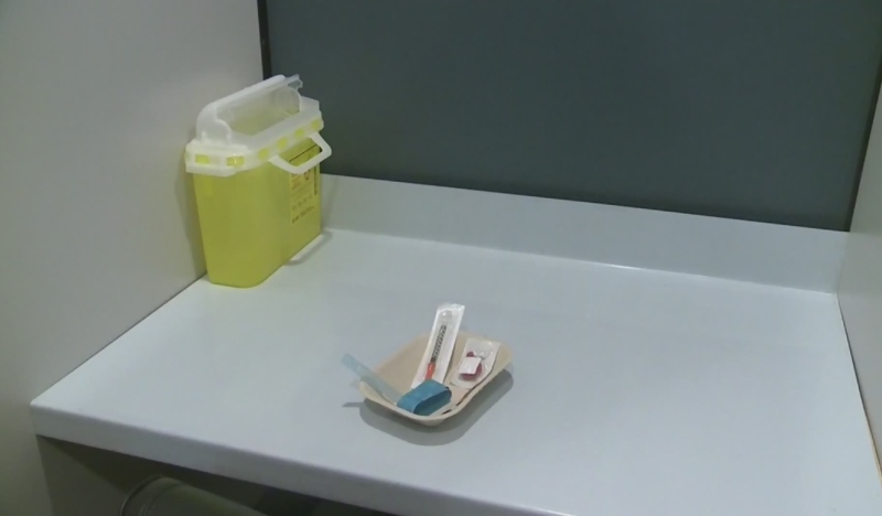 The Cochrane-Temiskaming branch of CHMA is looking to set up a permanent safe consumption site at 21 Cedar St. N, the location of the current temporary site. (Photo from video)