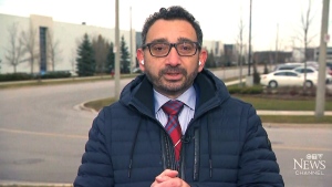 Transport Minister Omar Alghabra appears on CTV's Question Period, Sunday, Dec. 4, 2022.