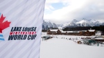The lodge at Lake Louise ski resort is seen after the second training run of the Men's Downhill in Lake Louise, Alta. was cancelled due to a power problem resulting in the limited use of chairlifts on Thursday, Nov. 28, 2013. THE CANADIAN PRESS/Jonathan Hayward