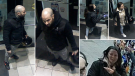 Ottawa police are asking for help identifying these two people in connection with an Oct. 11, 2022 assault that is under investigation by the hate crime unit. (Ottawa Police Service/handout)