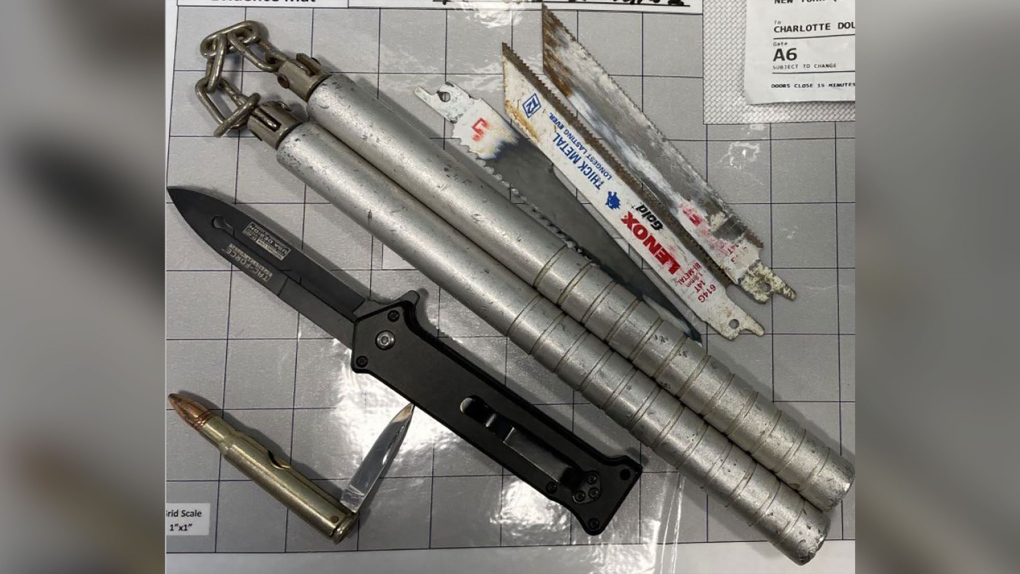 Weapons seized by TSA