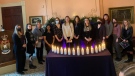 Between 50 and 75 engineers, students, community members, and political leaders all gathered to light candles in memory of the 14 young women who lost their lives while studying at the post-secondary institution. (Alyson Samson/CTV)