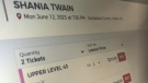 Shania Twain tickets