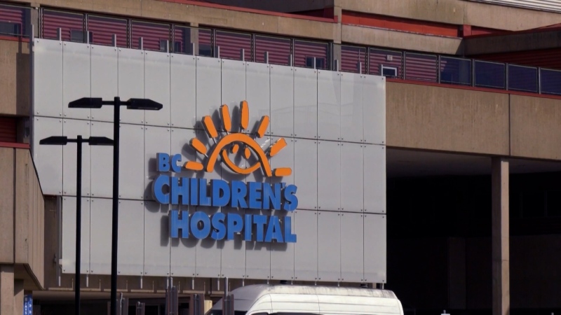 BC Children's Hospital sign