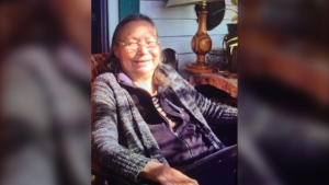 Carol Marisett is described as an Indigenous woman, five-foot-eight inches tall, with black and grey hair. (Twitter/ RCMP)