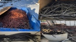 $100,000 in scrap copper was seized from a property in northern Alberta. (Credit: RCMP)