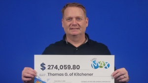 Thomas Griffiths at the OLG's prize centre in Toronto. (Courtesy: OLG)
