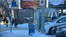St. Boniface Street Links said its outreach crew discovered an unresponsive woman in a bus shelter on Monday afternoon. (Source: Jamie Dowsett/CTV News Winnipeg)