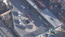 Emergency crews are on the scene of a stabbing at High Park Station. (Chopper 24)