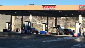 New Costco gas station in Sudbury has opened on the Kingsway. Dec. 9/22 (Amanda Hicks/CTV Northern Ontario)