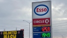 A service station shows the lowest price of the year in London, Ont., on Friday, Dec. 9, 2022. (Sean Irvine/CTV News London)