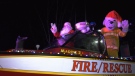 Santa helps stress fire safety
