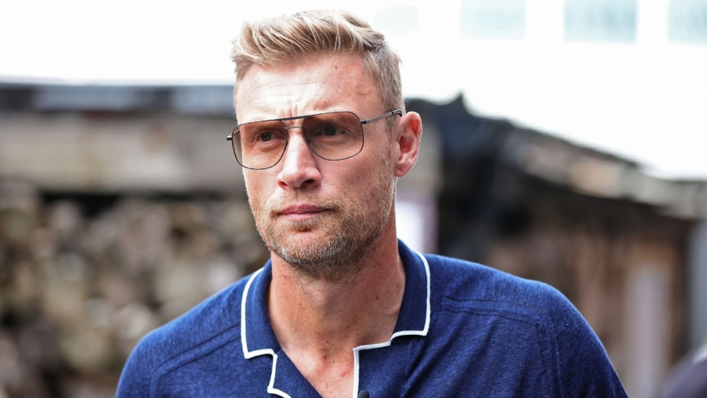 Andrew Flintoff in Manchester, England