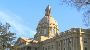 The Alberta legislature can be seen in this file photo. 