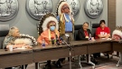 Leaders of First Nations communities around Saskatchewan gathered to discuss their opposition to the proposed Saskatchewan First Act. (Keenan Sorokan/CTV News)