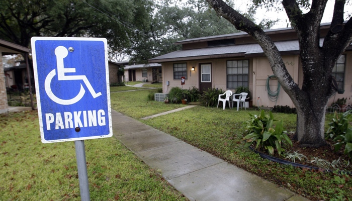 Jennings Retirement Villave where an elderly woman was attacked in attempted rape is seen in Luling, Texas, Thursday, Dec. 17, 2009. (AP Photo/Eric Gay)