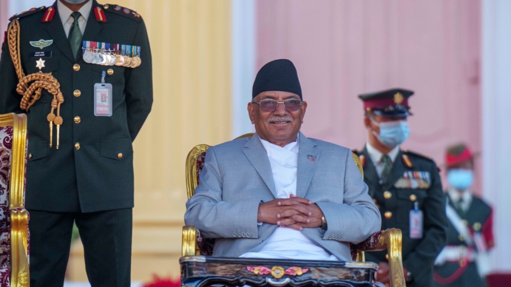 Nepal's newly appointed PM Pushpa Kamal Dahal