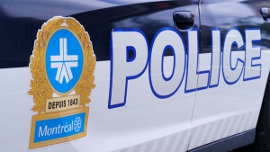 The Montreal Police logo is seen on a police car in Montreal on Wednesday, July 8, 2020. THE CANADIAN PRESS/Paul Chiasson
