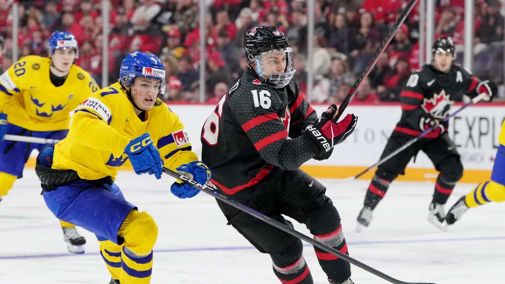 Canada vs. Sweden at the world juniors