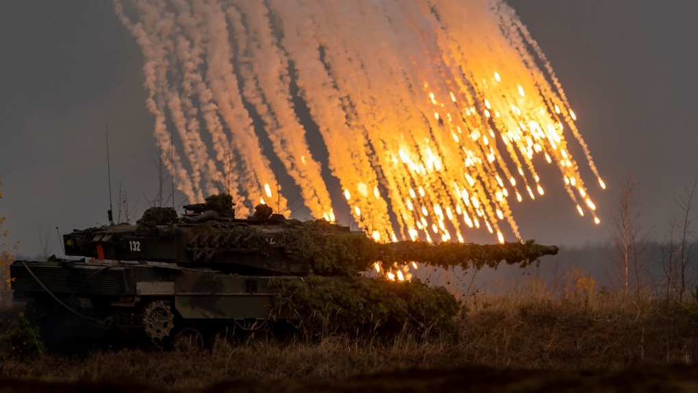 German army battle tank Leopard 2A6