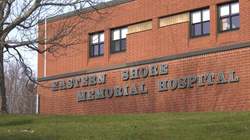 The Eastern Shore Memorial Hospital is pictured on Jan. 12, 2023. The hospitals emergency will be closed for all of January. (Heidi Petracek/CTV) 