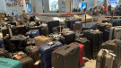 The baggage claim at Toronto Pearson International on Dec. 22, 2022. (CTV News Toronto)