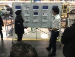 Prime Minister Justin Trudeau took a tour of the Windsor Assembly Plant and the University of Windsor’s C.H.A.R.G.E. Lab during his visit to Windsor, Ont. on Tuesday, Jan. 17, 2023. (Michelle Maluske/CTV News Windsor)