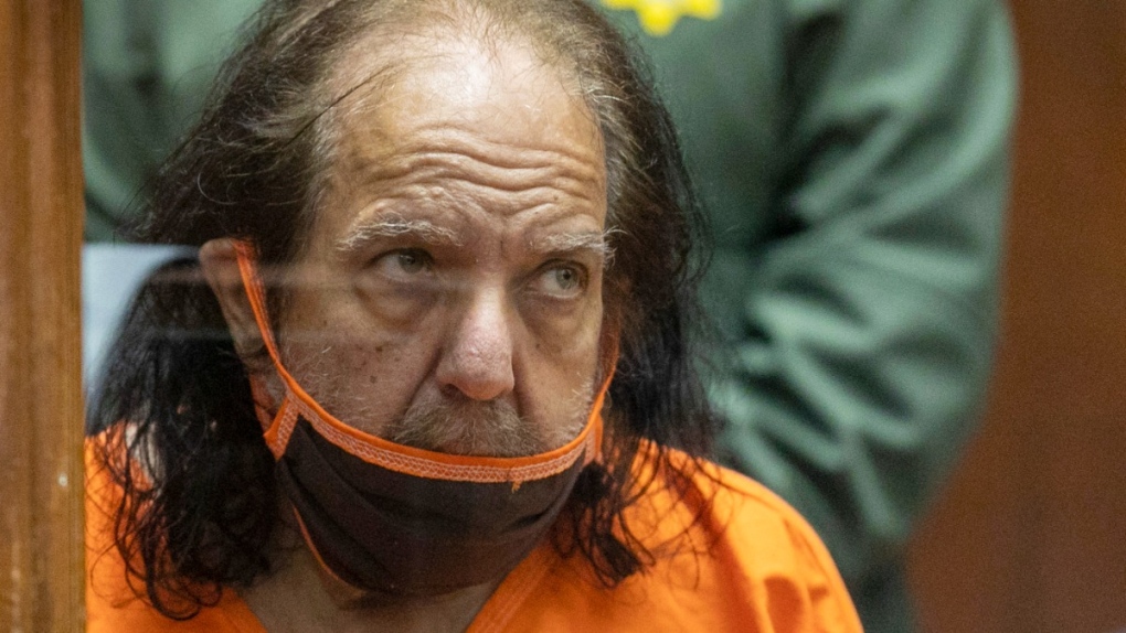 Ron Jeremy in court in L.A., in 2020