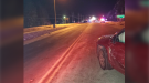 Highway 17 in North Bay following multi-vehicle crash caused by alleged drunk driver. Jan. 14/23 (Ontario Provincial Police)