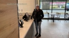 Ellie is pictured at the new Wendy's location in Parksville, B.C.