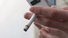A cigarette is shown in this photo taken in Victoria. (CTV News)