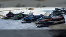 Vintage snowmobiles will be on display during an expo event at the Stoney Point Sportsmen’s Club on Feb. 4. While similar expos normally feature a group ride, organizers say it’s not being done in Stoney Point because recent winters have not brought down enough snow to allow for snowmobiling. (Source: Stoney Point Sportsmen’s Club)